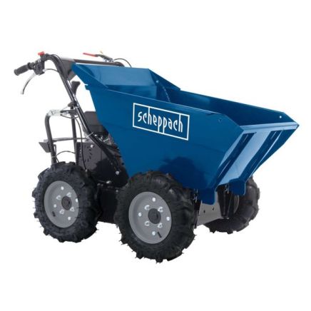Scheppach DP3000 Dumper, 5.6hp Petrol Engine, 300kg Payload, All-Wheel Drive